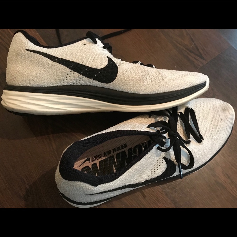 White and black nikes